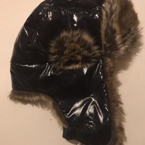 Bomber winter hat faux fur lining